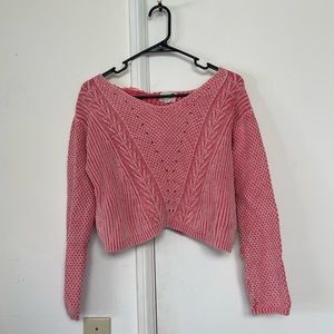 LA Hearts Pink Sweater